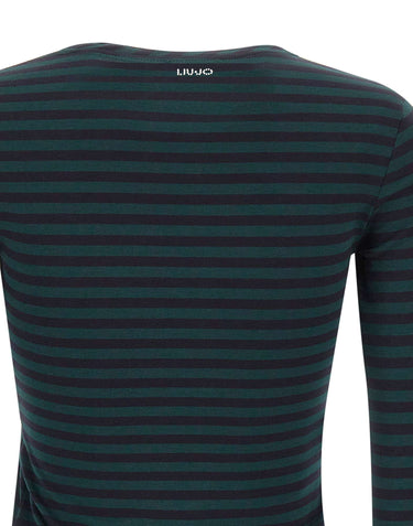 LIU-JO T-shirt manica lunga a righe MULTI COLOR Donna 