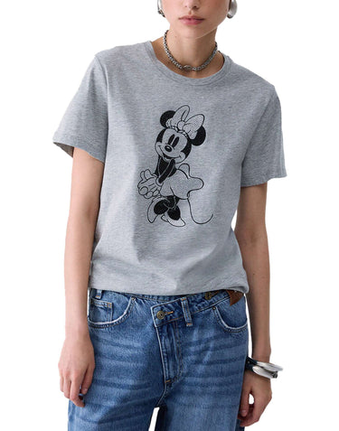 LIU-JO T-shirt con stampa GREY Donna 