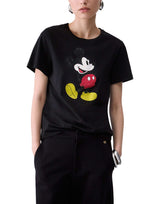 LIU-JO Printed t-shirt BLACK Donna 