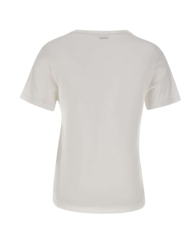 LIU-JO T-shirt con stampa WHITE Donna 