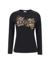 LIU-JO T-shirt manica lunga slim fit BLACK Donna 