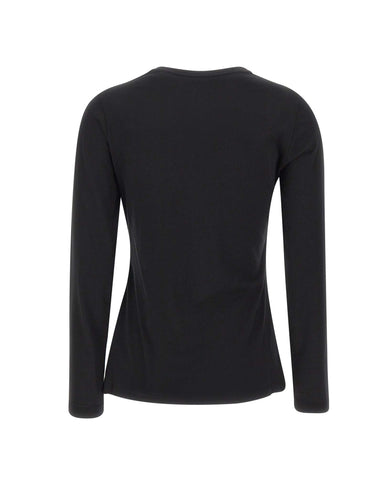 LIU-JO T-shirt manica lunga slim fit BLACK Donna 