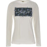 LIU-JO T-shirt manica lunga slim fit WHITE Donna 