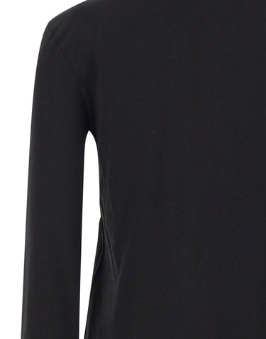 LIU-JO T-shirt manica lunga in cotone BLACK Donna 