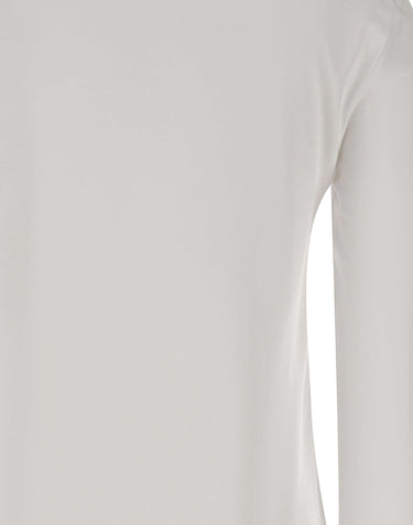 LIU-JO T-shirt manica lunga in cotone WHITE Donna 