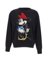 LIU-JO Maglia in lana Mr Mouse BLACK Donna 