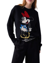 LIU-JO Maglia in lana Mr Mouse BLACK Donna 