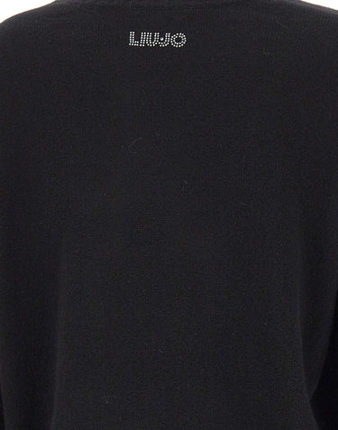 LIU-JO Maglia in lana Mr Mouse BLACK Donna 
