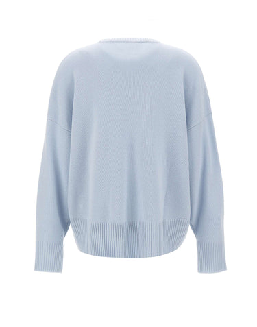 LOULOU DE SAISON Maglia "Anton" Light Blue Donna 