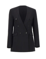 LOULOU DE SAISON Blazer "Astrid" BLACK Donna 