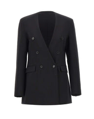 LOULOU DE SAISON Blazer "Astrid" BLACK Donna 