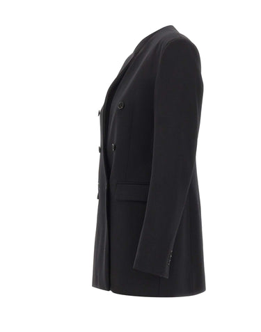 LOULOU DE SAISON Blazer "Astrid" BLACK Donna 