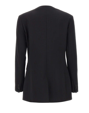 LOULOU DE SAISON Blazer "Astrid" BLACK Donna 