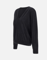 Maglia "Julio" in cashmere JULIO BLACK LOULOU DE SAISON 