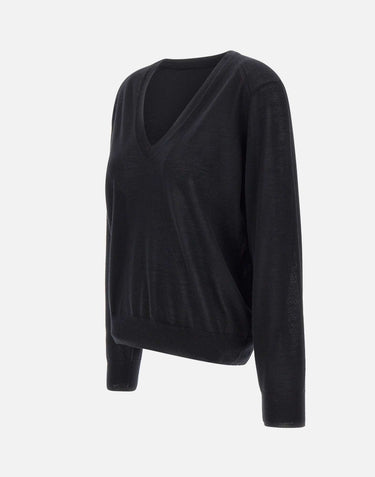 Maglia "Julio" in cashmere JULIO BLACK LOULOU DE SAISON 
