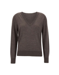 Maglia "Julio" in cashmere JULIO BROWNMELANGE LOULOU DE SAISON 
