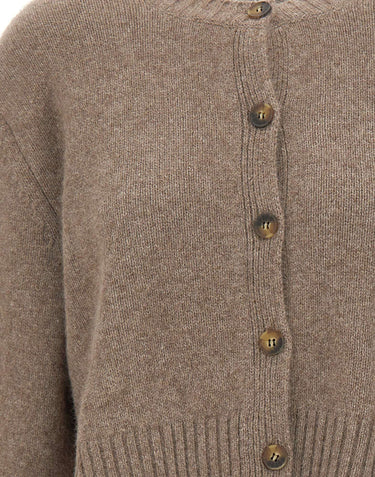 LOULOU DE SAISON Cardigan "Remus" BROWN Donna 
