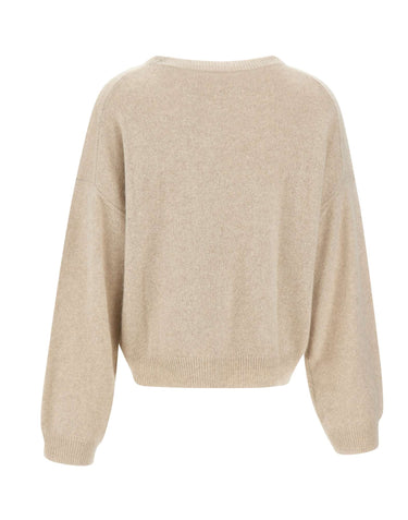 LOULOU DE SAISON Maglia "Tristan" BEIGE Donna 