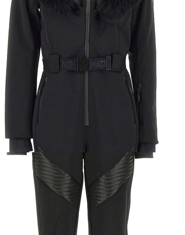 MACKAGE Tuta da sci "ELLE-ZR" BLACK Donna 