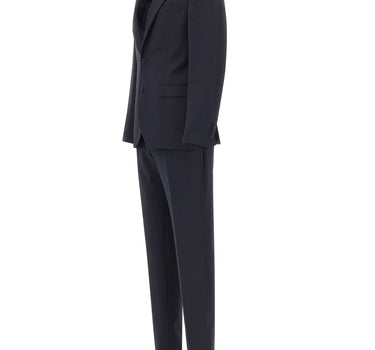 MANUEL RITZ Completo monopetto in misto lana BLUE Uomo 