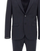 MANUEL RITZ Completo monopetto in misto lana BLUE Uomo 