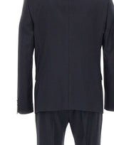 MANUEL RITZ Completo monopetto in misto lana BLUE Uomo 