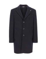 MANUEL RITZ Cappotto in misto lana BLUE Uomo 