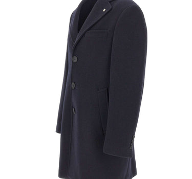 MANUEL RITZ Cappotto in misto lana BLUE Uomo 