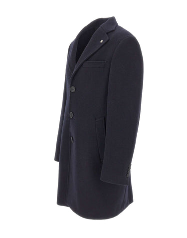 MANUEL RITZ Cappotto in misto lana BLUE Uomo 