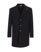 MANUEL RITZ Cappotto in misto lana BLACK Uomo 