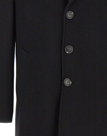 MANUEL RITZ Cappotto in misto lana BLACK Uomo 