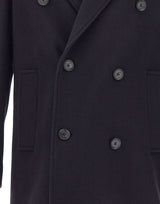 MANUEL RITZ Cappotto in misto lana BLUE Uomo 