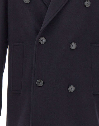 MANUEL RITZ Cappotto in misto lana BLUE Uomo 