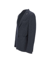MANUEL RITZ Blazer in misto cotone BLUE Uomo 