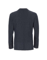 MANUEL RITZ Blazer in misto cotone BLUE Uomo 