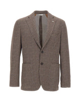 MANUEL RITZ Blazer monopetto MULTICOLOR Uomo 