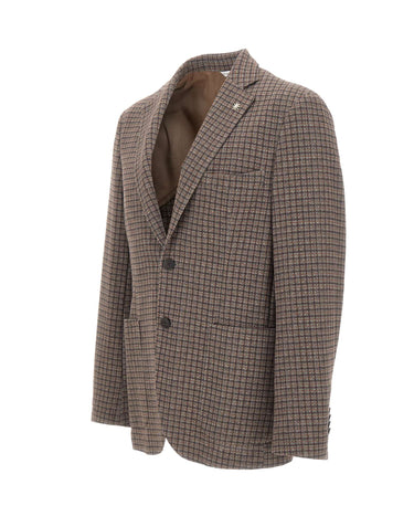MANUEL RITZ Blazer monopetto MULTICOLOR Uomo 
