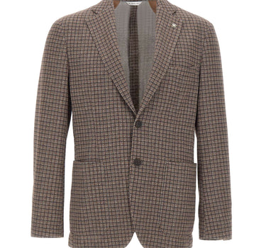 MANUEL RITZ Blazer monopetto MULTICOLOR Uomo 