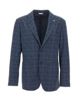 MANUEL RITZ Blazer monopetto BLUE Uomo 