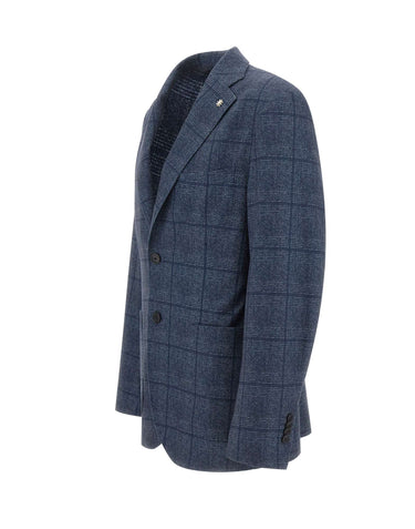MANUEL RITZ Blazer monopetto BLUE Uomo 