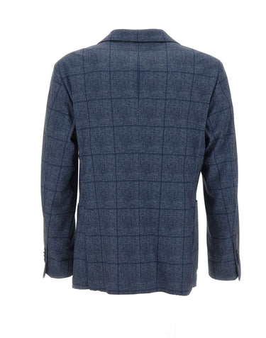 MANUEL RITZ Blazer monopetto BLUE Uomo 