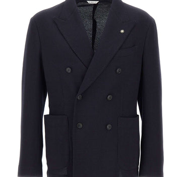 MANUEL RITZ Blazer "Nuvola" BLUE Uomo 