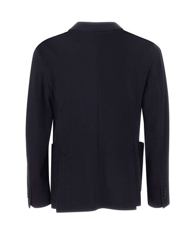 MANUEL RITZ Blazer "Nuvola" BLUE Uomo 