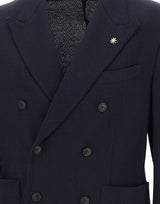 MANUEL RITZ Blazer "Nuvola" BLUE Uomo 