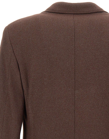 MANUEL RITZ Blazer monopetto BROWN Uomo 
