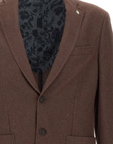 MANUEL RITZ Blazer monopetto BROWN Uomo 