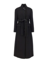 MARELLA Cappotto in lana vergine BLACK Donna 