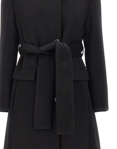 MARELLA Cappotto in lana vergine BLACK Donna 
