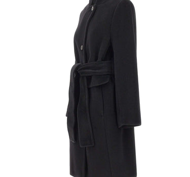 MARELLA Cappotto in lana vergine BLACK Donna 