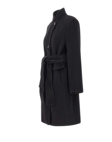 MARELLA Cappotto in lana vergine BLACK Donna 
